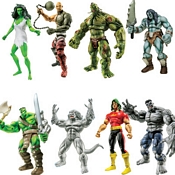 Hasbro Marvel Legends Wave Six - Hulk - Fin Fang Foom Series Group Shot