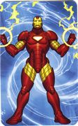 Iron Man Extremis Armor - Superhuman Registration Act Card Back