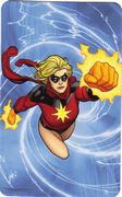 Ms. Marvel Classic Costume - Superhuman Registration Act Card Back