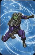 Superhuman Registration Act Card Back - Skrull Soldier