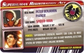 Spider-Man - Superhuman Registration Act Card Front