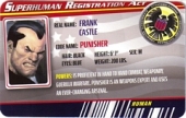 Punisher Version 2 - Superhuman Registration Act Card Front