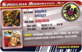 Hobgoblin - Superhuman Registration Act Card Front