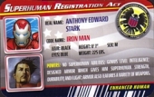 Iron Man Silver Centurion Armor - Superhuman Registration Act Card Front