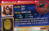 Jean Grey - Superhuman Registration Act Card Front