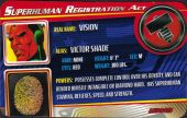 Vision - Superhuman Registration Act Card Front