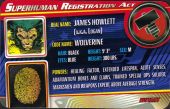 Wolverine - Superhuman Registration Act Card Front