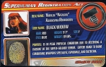 Black Widow - Superhuman Registration Act Card Front