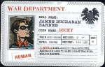 Bucky Barnes - Superhuman Registration Act Card Front