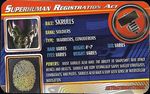 Superhuman Registration Act Card Front - Skrull Soldier