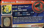 Superhuman Registration Act Card Front - Ghost Rider
