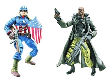 Ultimate Captain America and Ultimate Nick Fury