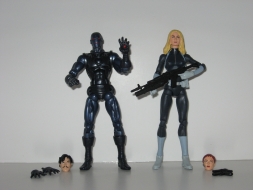 Stealth Iron Man and Sharon Carter