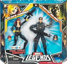 Black Widow and Winter Soldier in Package
