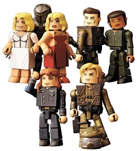 Battlestar Galactica: Minimates - Series One Group