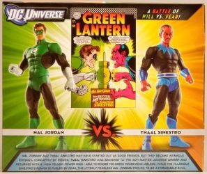 Hal Jordan and Thaal Sinestro Package Back