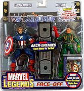 Toy Biz Marvel Legends Face Off - Captain America versus Baron Strucker