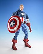 Toy Biz Marvel Legends Icons - Captain America - Unmasked Variant
