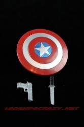 The Return of Marvel Legends Wave Two Heroic Age Captain America Accessories