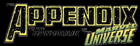 The Marvel Universe Appendix Logo